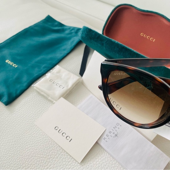 New Gucci Cat Eye Sunglasses 53mm main image 7